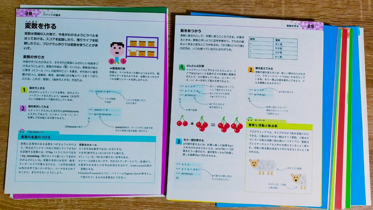 【裁断済み】たのしくまなぶPythonゲームプログラミング図鑑