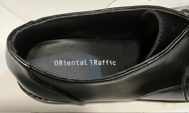  Oriental Traffic オリエ レースアップ シューズ 　　　レディース ブラック Lサイズ E(1.5) 中古 送料無料_画像10