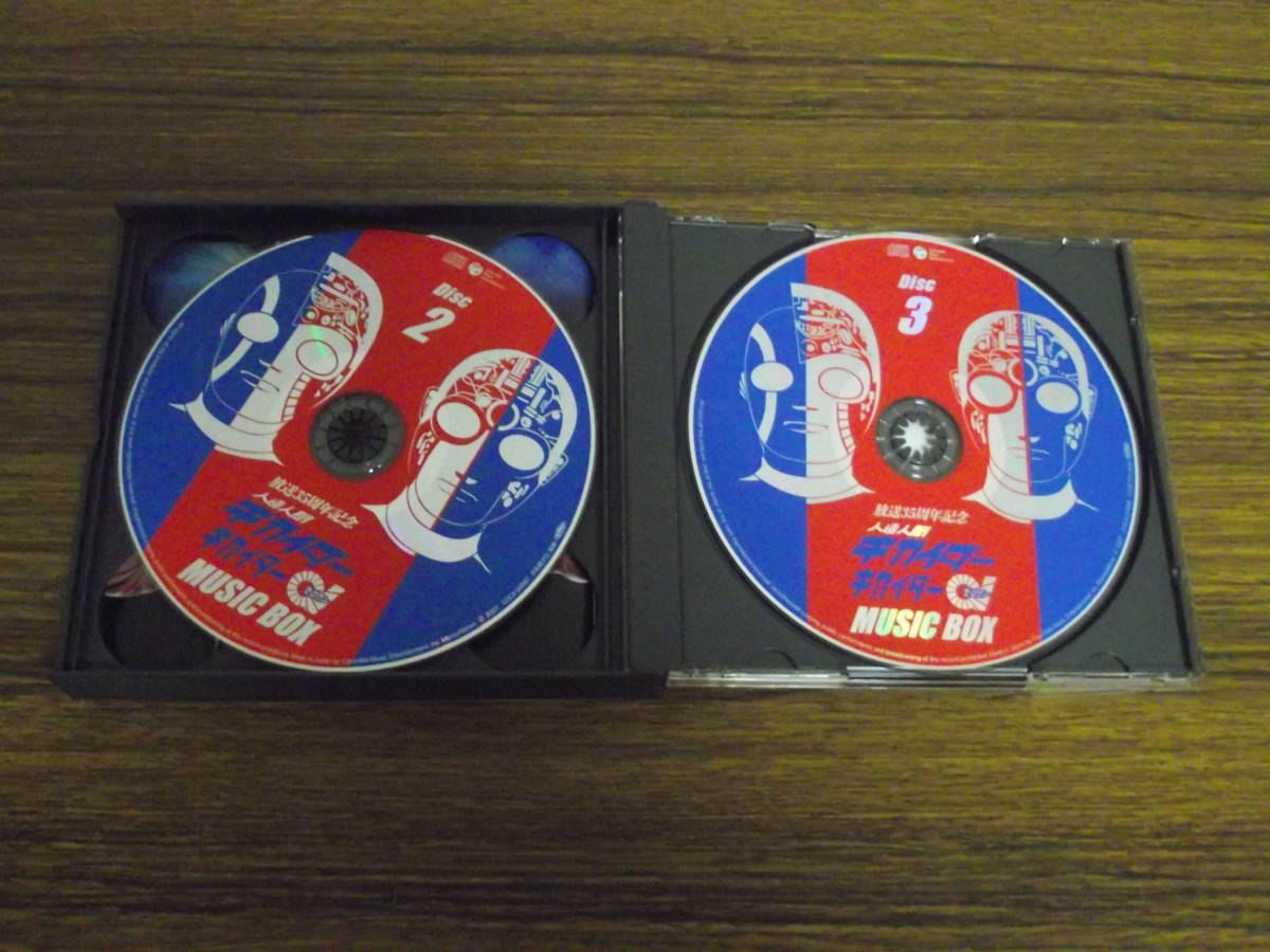 中古開封品 廃盤CD キカイダー キカイダー01ゼロワン 放送35周年記念 ミュージックボックス 3枚組の画像7