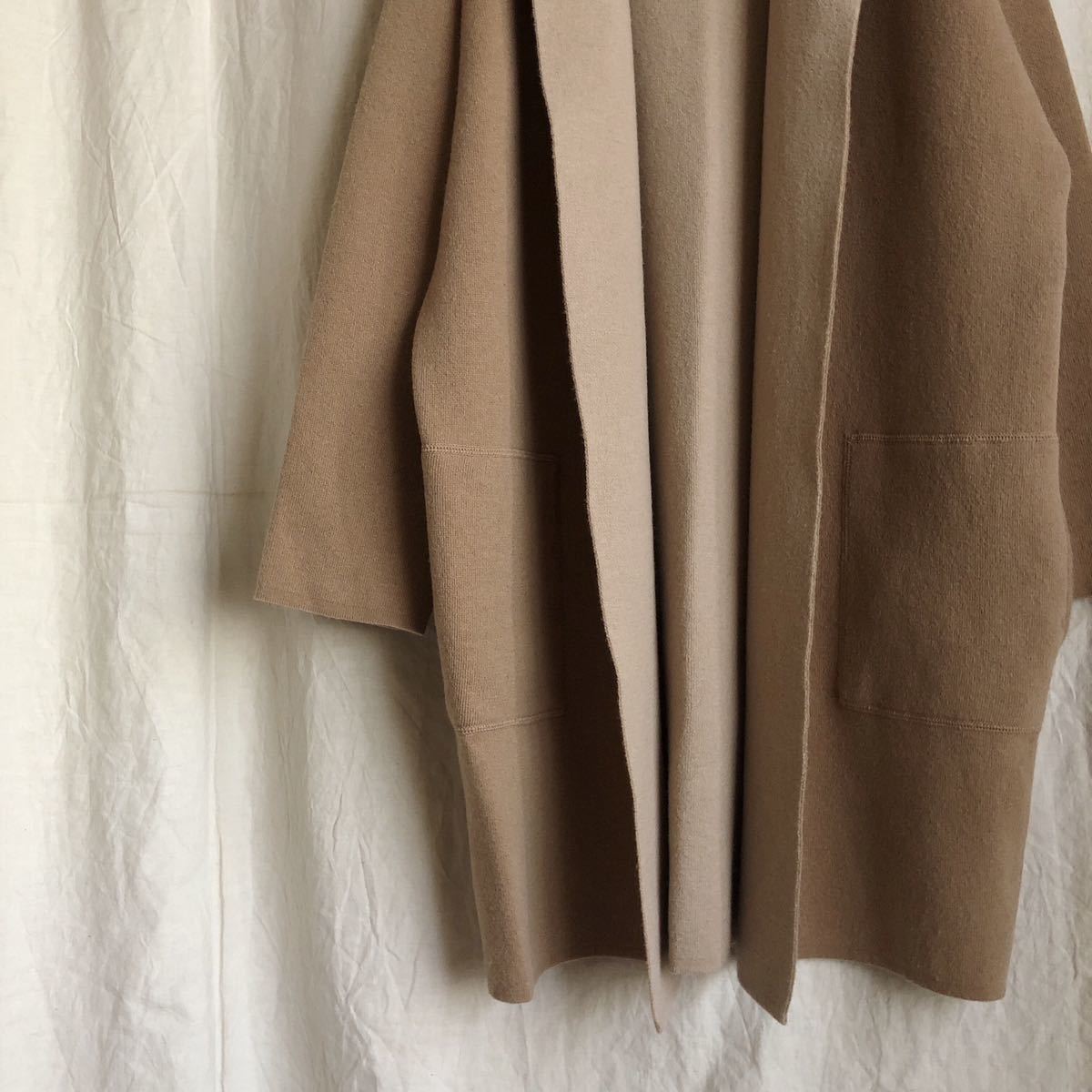 レア MAXMARA STUDIO マックスマーラ ステュディオ 2015AW REVERSIBLE COAT リバーシブル コート ダブルフェイス カシミヤ混_画像3