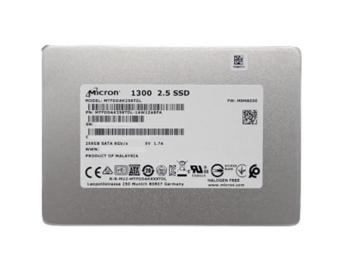 Micron製 マイクロン　1300シリーズ MTFDDAK256TDL 内蔵SSD 2.5インチ SATAIII 256GB TLC【新品バルク品】_画像2