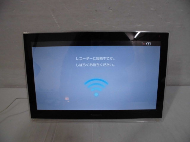 12-449♀Panasonic/パナソニック プライベートビエラ ポータブルテレビ/15型 防水 UN-JD15T3 14年製♀_画像4