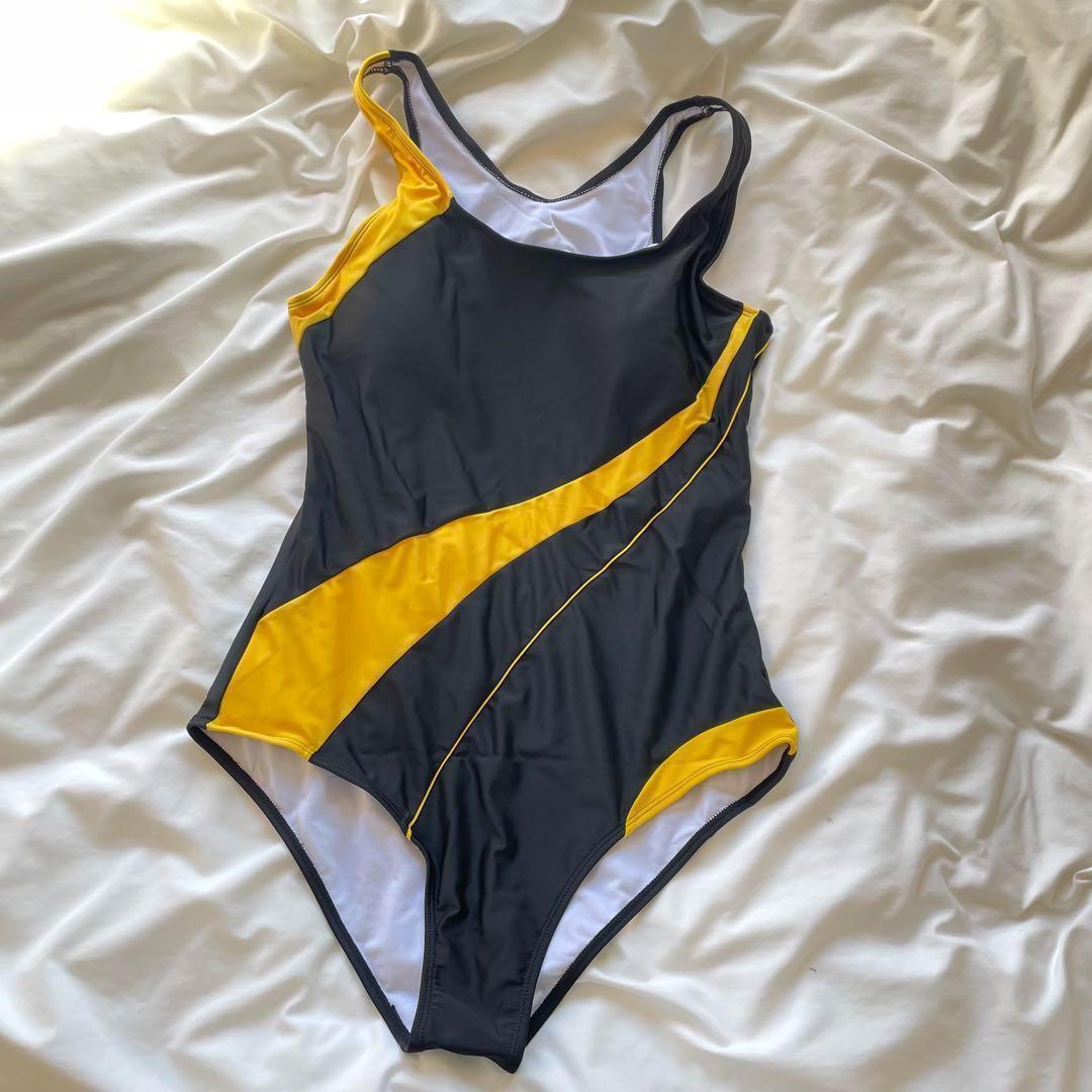 [ желтый ]S купальный костюм женский фитнес накладка есть снят возможность .. купальный костюм 