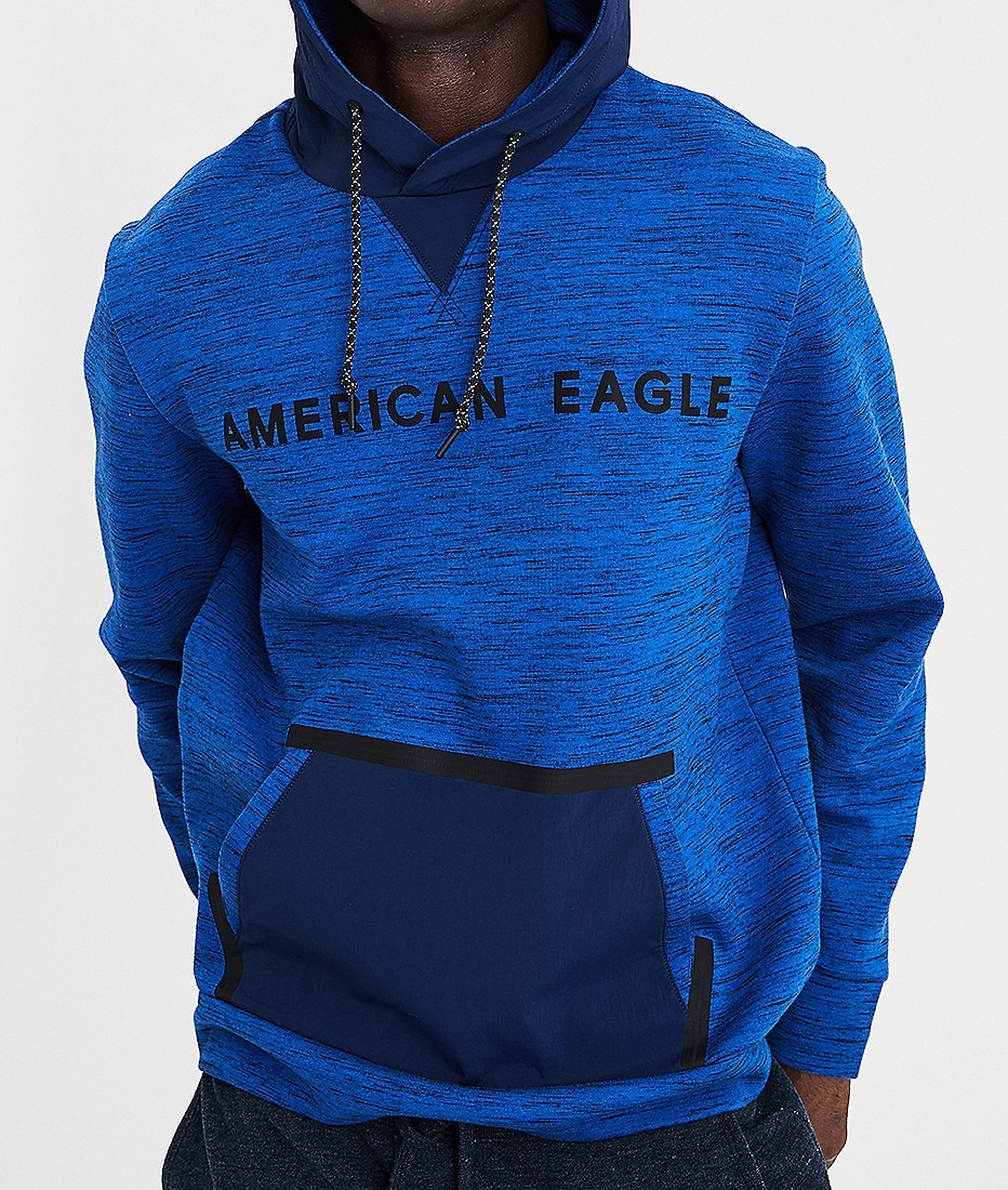 セール！！◇◆AE / アメリカンイーグル / Graphic Pullover パーカ / US M / Blue /新品_画像4