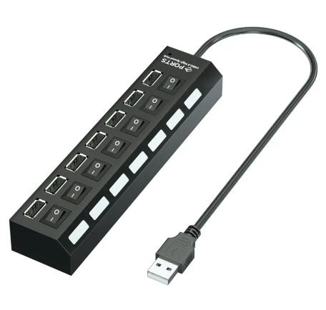 * 7 port * individual switch * USB2.0 hub *AL15-2