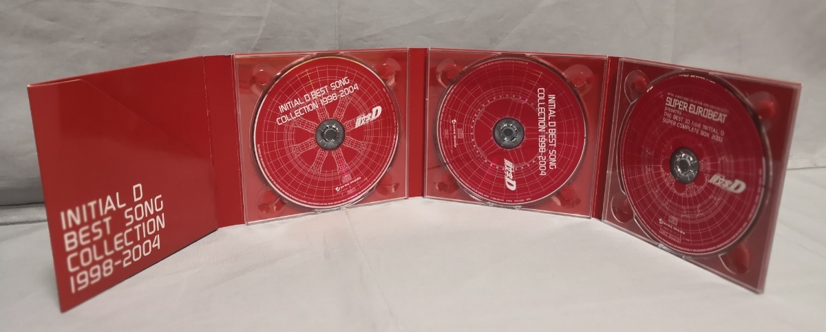 initial D the best song collection 1998-2004]* the first times limitated  production CD3 sheets set set * secondhand goods *100 jpy start selling out  *: Real Yahoo auction salling