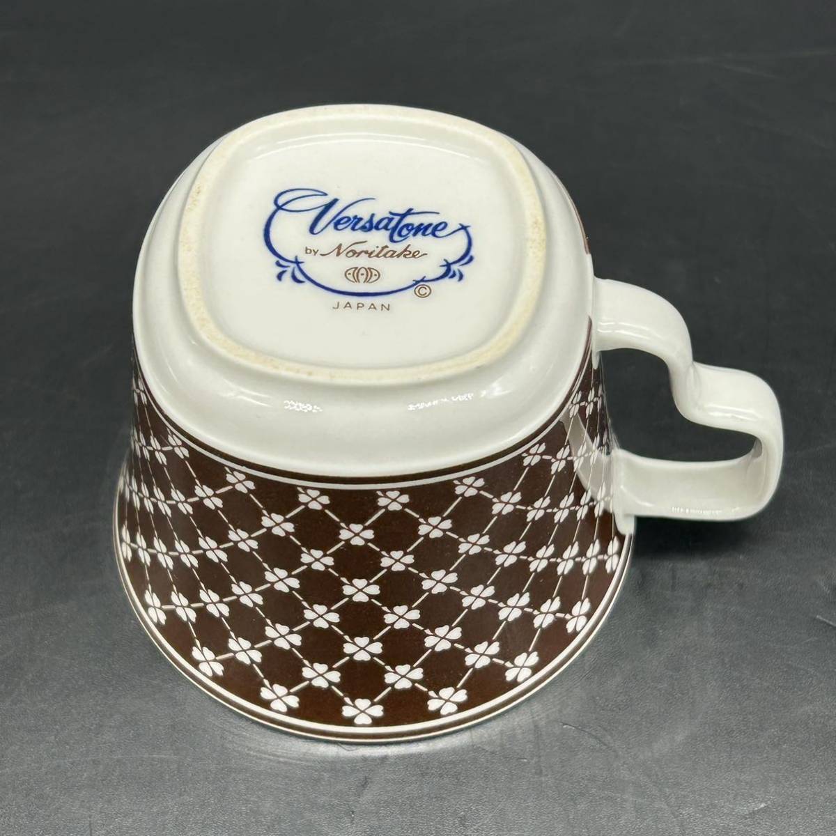 ノリタケ カップ &ソーサー 1客　noritake versatone 食器 陶磁器　マグカップ　コーヒーカップ　 T17-1_画像5