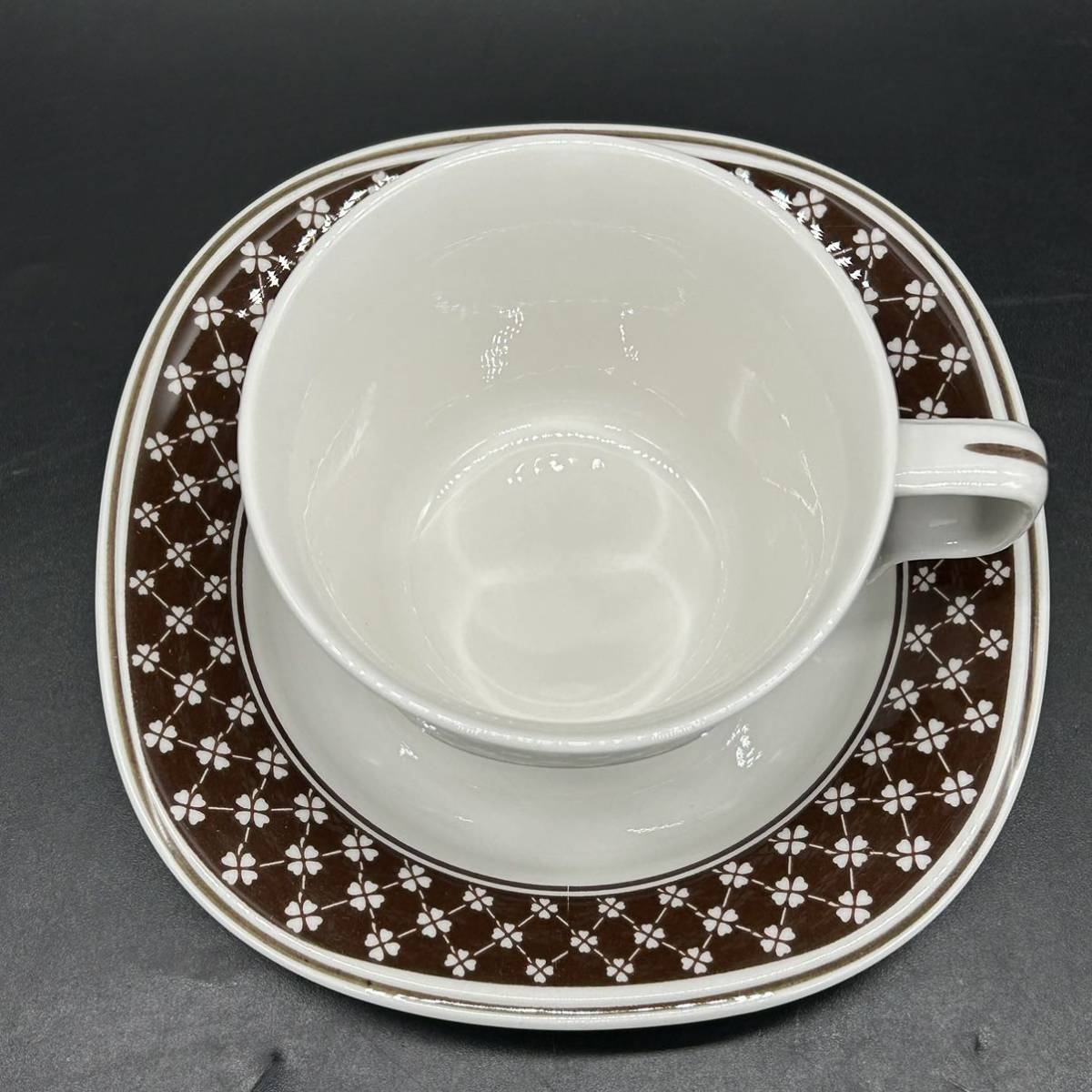 ノリタケ カップ &ソーサー 1客　noritake versatone 食器 陶磁器　マグカップ　コーヒーカップ　 T17-1_画像1