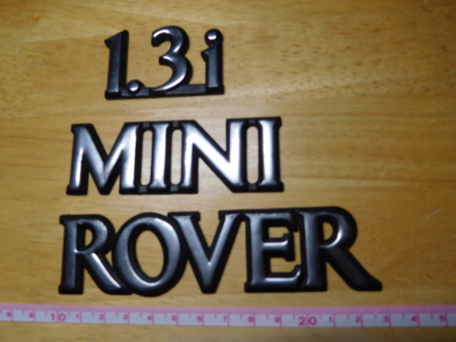 希少レア☆彡中古・ローバーROVER・MINIミニクーパー・1.3i・まとめて色々・エンブレムバッジ・当時物・旧車の画像1