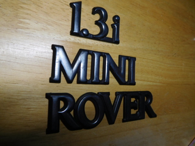 希少レア☆彡中古・ローバーROVER・MINIミニクーパー・1.3i・まとめて色々・エンブレムバッジ・当時物・旧車の画像2