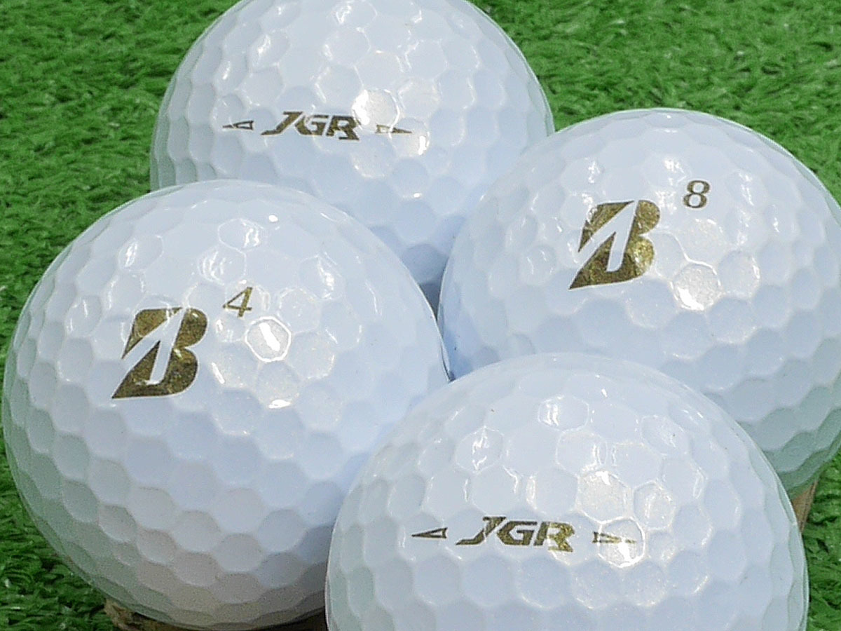 ★ABランク★BRIDGESTONE GOLF TOUR B JGR 2021年モデル パールホワイト 12個 ロゴ無_画像1