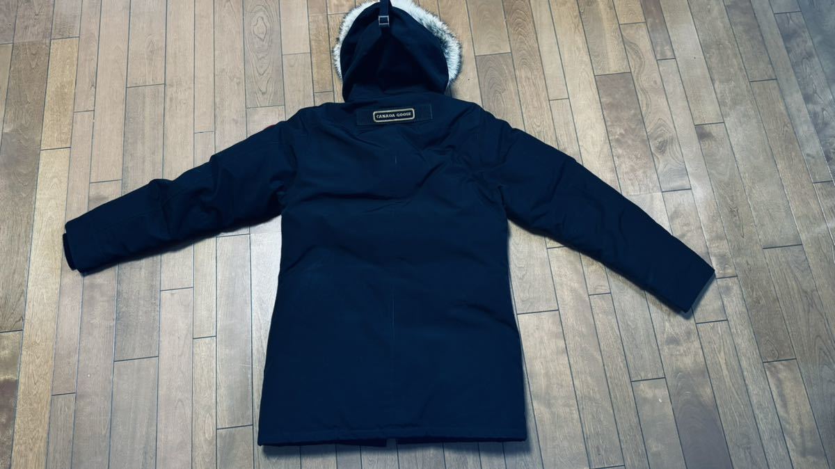 【送料込み！】カナダグース ジャスパー CANADA GOOSE JASPER 3438JM サイズL ブラック ファー付きダウンコートー_画像3