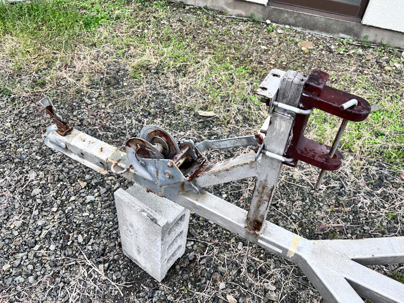 引き取り限定】自作トレーラー(軽サイズ) 自動車検査証なし 引き取り限定】自作トレーラー(軽サイズ) 自動車検査証なし