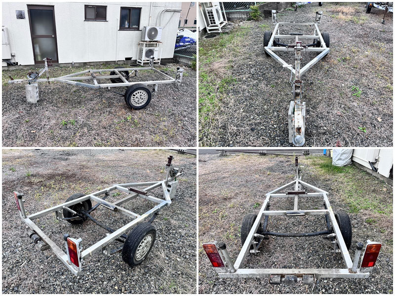 引き取り限定】自作トレーラー(軽サイズ) 自動車検査証なし 引き取り限定】自作トレーラー(軽サイズ) 自動車検査証なし