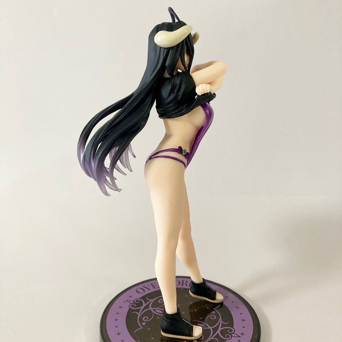 美品■オーバーロードⅣ corefulフィギュア アルベド Tシャツ水着ver renewal Overlord Ⅳ Albedo Figureコアフル swimsuit_画像7