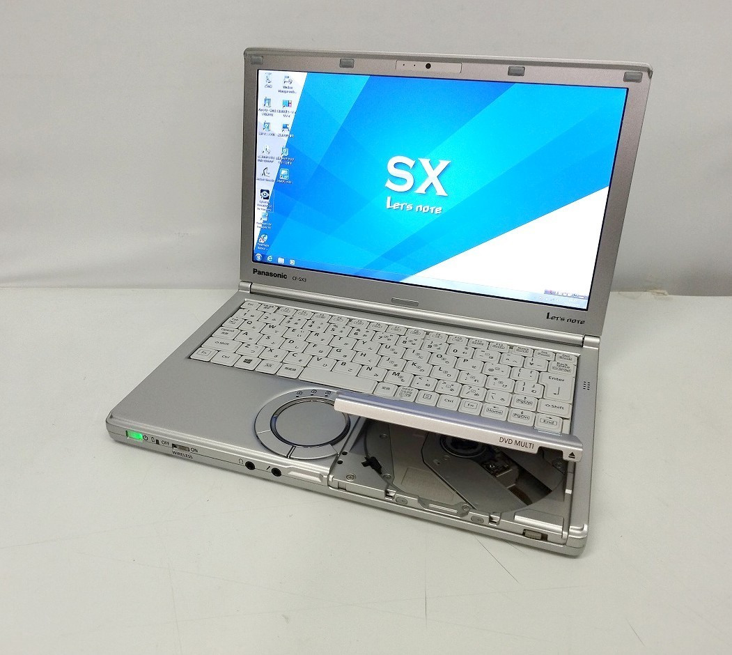 4535 貴重な32bit Win7 CF-SX3JDHCS i5-4210U 2.0GHz 4GB 500GB DVD 64bitも可 Windows7_画像1