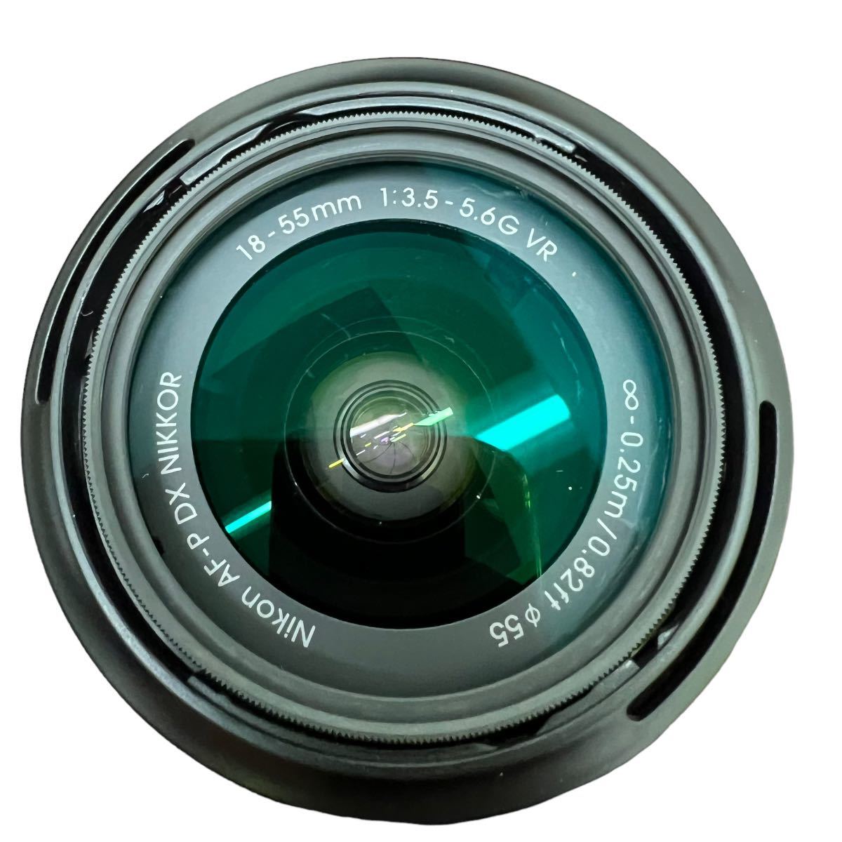 新品級 Nikon デジタル一眼レフカメラ D3400 レンズ NIKKOR 18-55mm 1:3.5-5.6G / NIKKOR 55-200mm 1:4.5-5.6G IF-ED ケース社外バッテリー_画像5