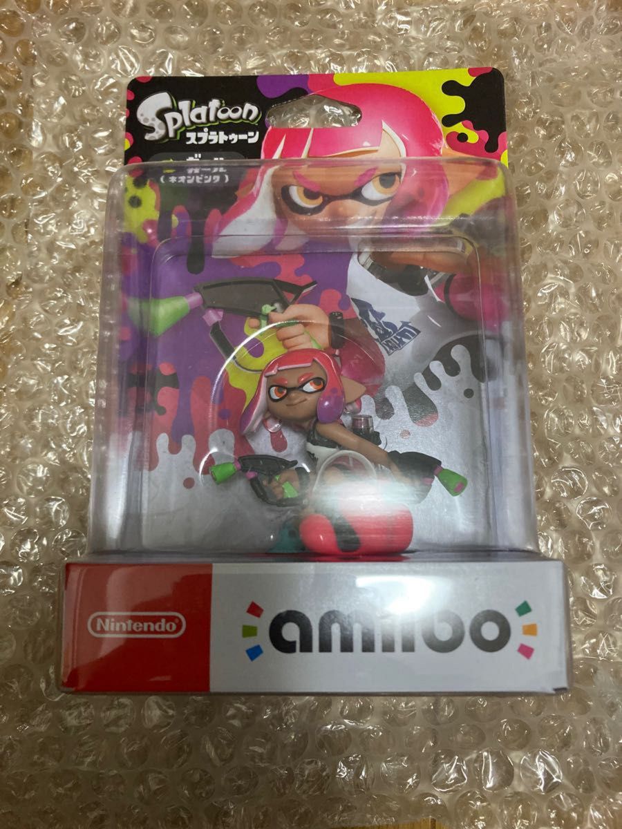 amiibo アミーボ スプラトゥーン ガール ネオンピンク 新品 未開封 制服 女子高生