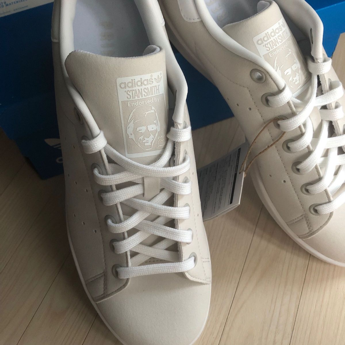 新品未使用 adidas originals Stan Smith スタンスミス オリジナルス グレージュ ベージュ グレー 