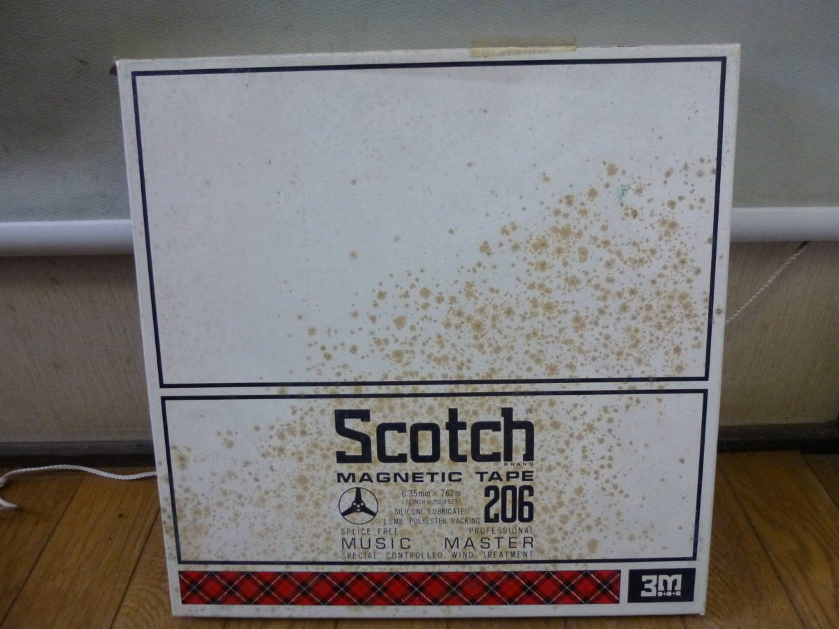 @中古3 Scotch スコッチ 10号 オープンリール用 シルバー メタル リール メタルテープ 未チェック_画像6