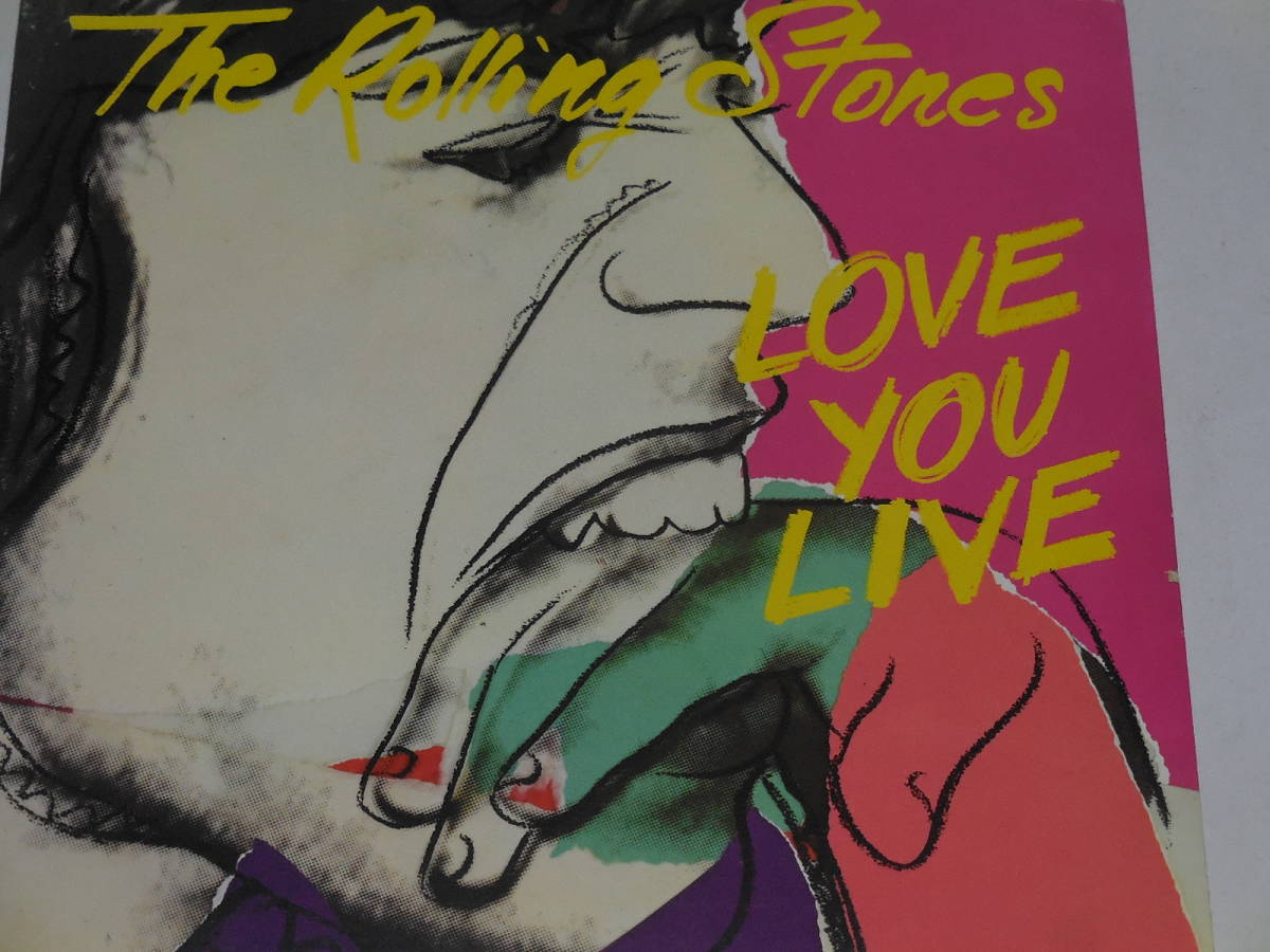  LP２枚　THE　ROLLING　STONES　　　LOVE　YOU　LIVE　_画像1