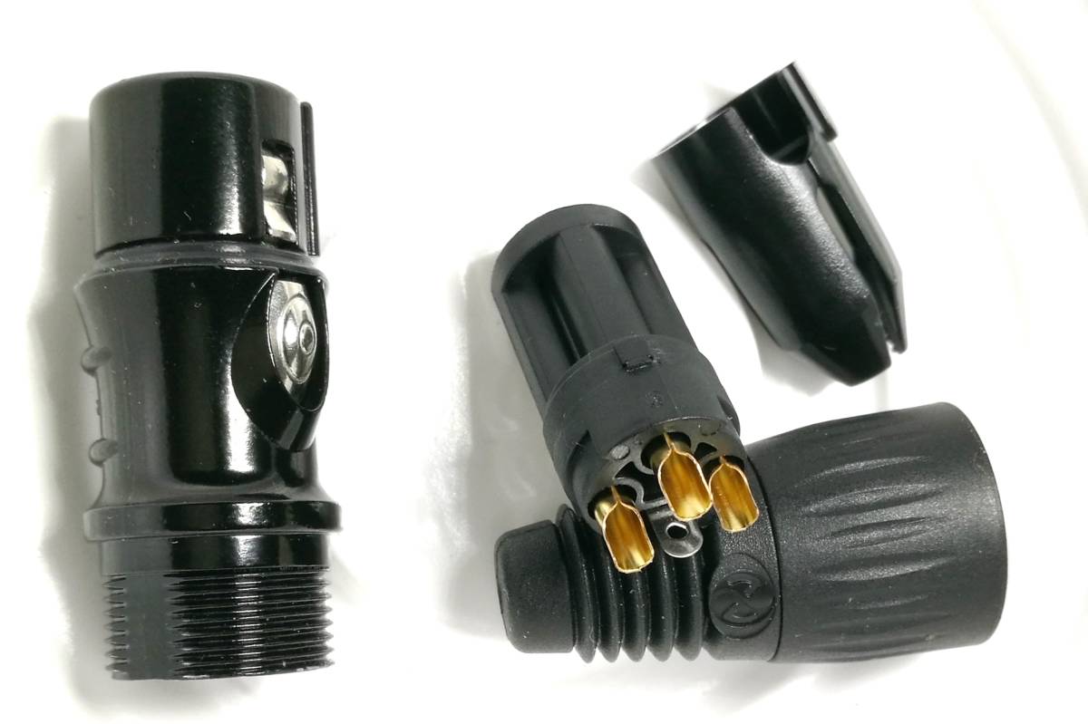 !!NEUTRIK( Neutrik ) factory made XLR connector * pair ( gilding terminal )①!!