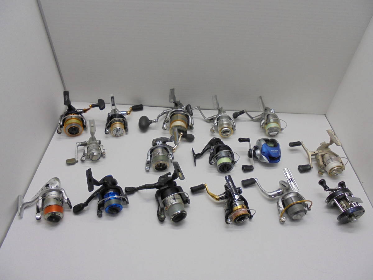 ◇7394・リール まとめ ジャンク品 未チェック品 16点 DAIWA/SHIMANO/PRO MARINE 他 汚れ傷み大 現状渡し_画像1