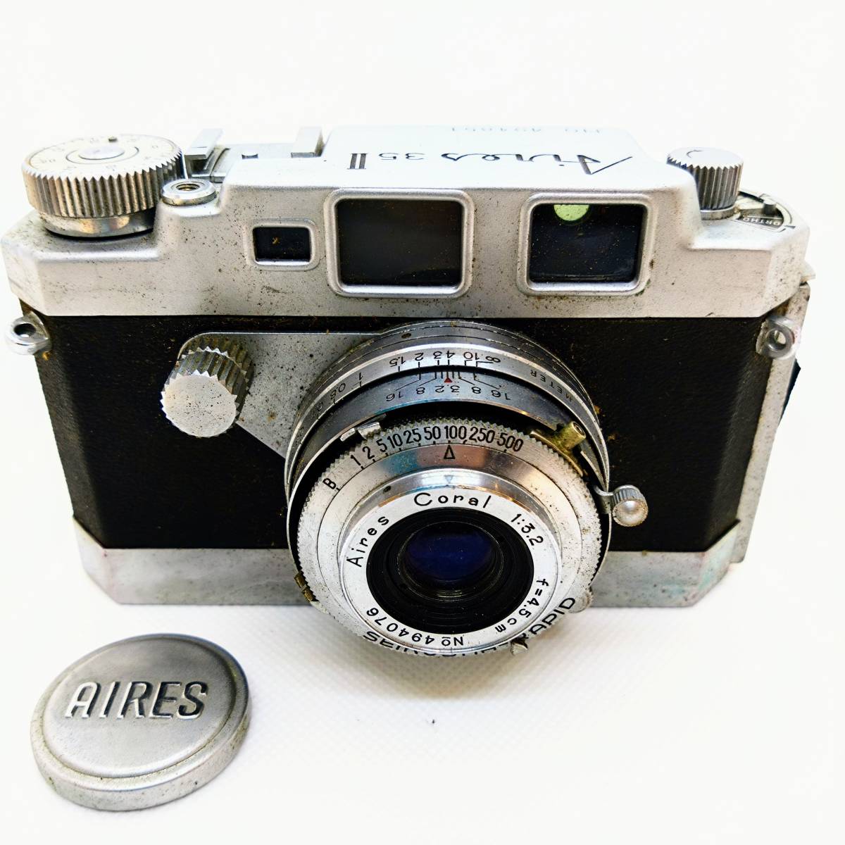 (SM787)【★カメラ レンズ おまとめ★】OLYMPUS PEN-F/オリンパス ペン エフ Aires/アイレス 三脚 フイルムカメラ ♪全5点♪ (ジャンク品) _画像6