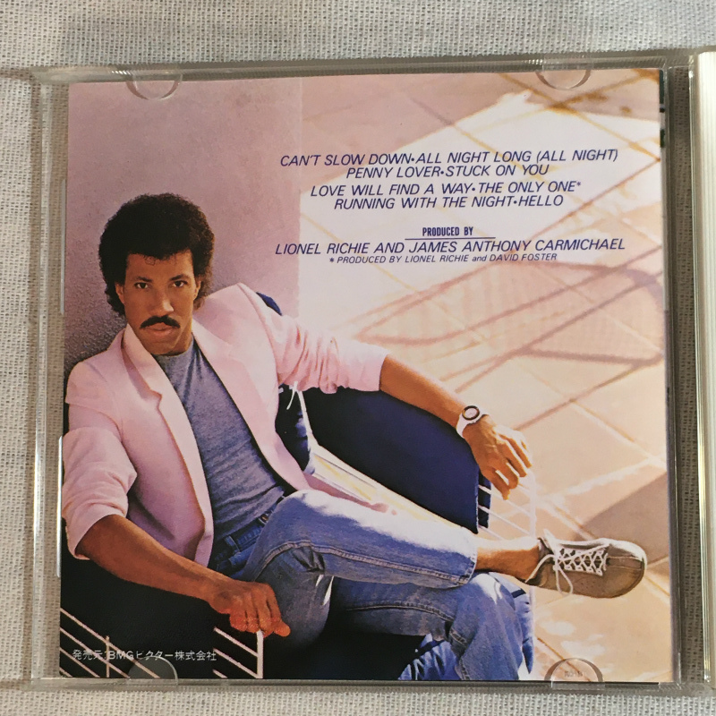 LIONEL RICHIE「ALL NIGHT LONG」＊1983年リリース・2ndアルバム　＊ヒット曲「Hello」「All Night Long (All Night)」収録_画像3