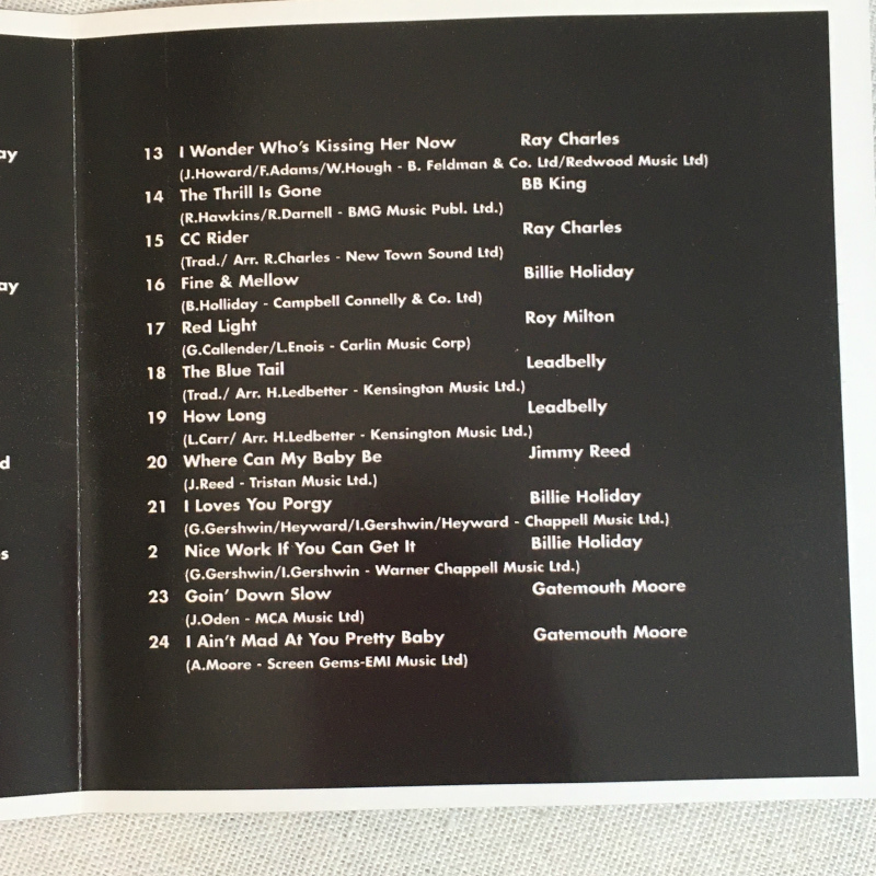 V.A.「Slide Gone Blues」＊Billy Hoiday,BB KING,LEADBELLY,Roy Milton,Ray Charles,Jimmy Reed,Gatemouth Moore and more_画像7