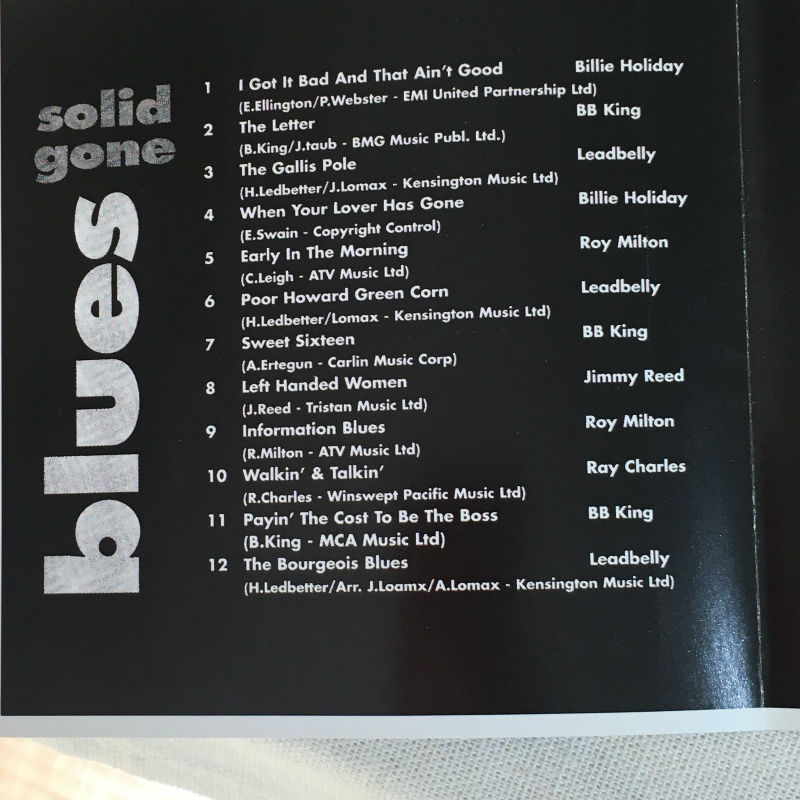 V.A.「Slide Gone Blues」＊Billy Hoiday,BB KING,LEADBELLY,Roy Milton,Ray Charles,Jimmy Reed,Gatemouth Moore and more_画像6