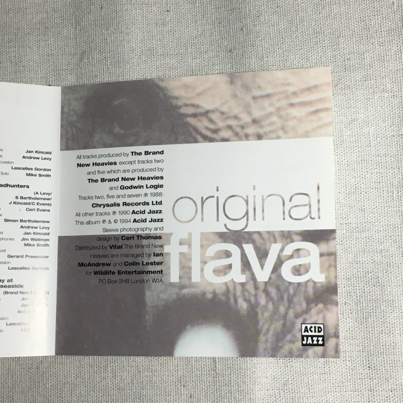 THE BRAND NEW HEAVIES「ORIGINAL FLAVA」＊未発だったデビュー曲「GOT TO GIVE」とライブ音源をコンパイルしたコンピレーションアルバム_画像6