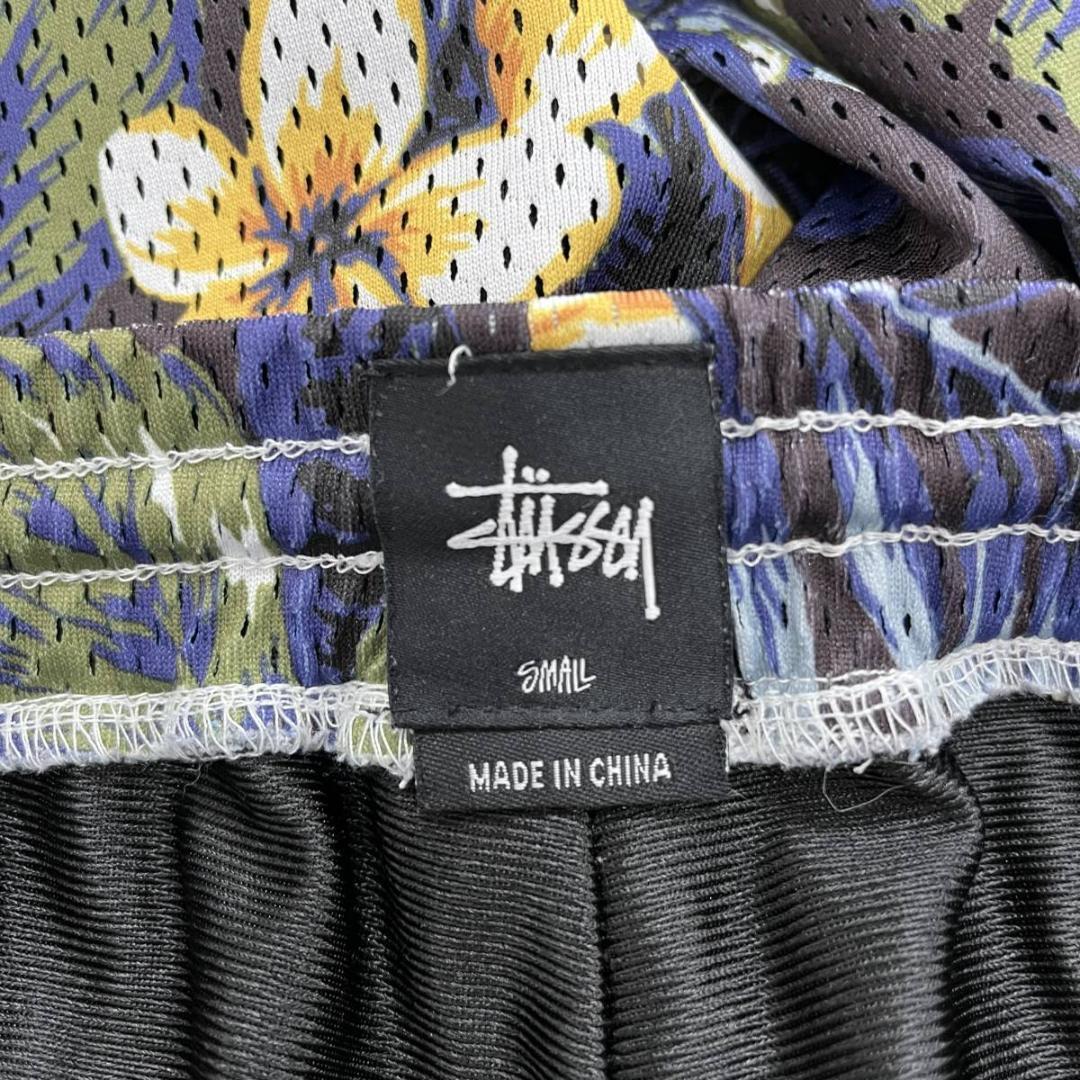 STUSSY ステューシー 花柄 メッシュ ハーフパンツ ボタニカル柄 STUSSY ステューシー 花柄 メッシュ ハーフパンツ ボタニカル柄