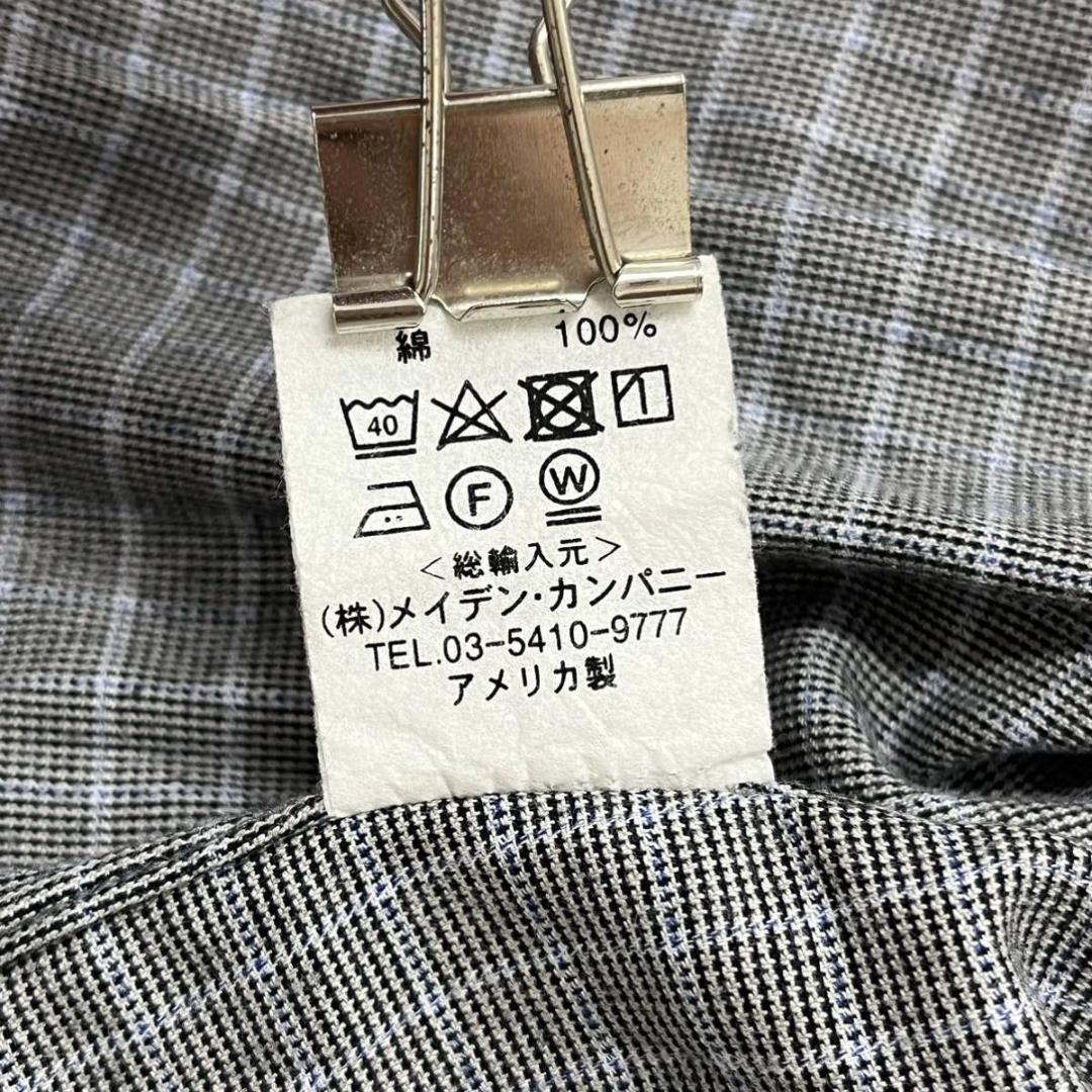 INDIVIDUALIZED SHIRTS インディビジュアライズドシャツ ボタンダウンシャツ チェック柄 長袖シャツ 15 10103773_画像7