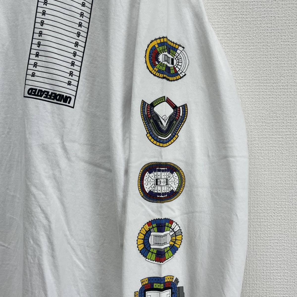 UNDEFEATED アンディーフィーテッド 長袖Tシャツ ロンT プリント カットソー L 10112787_画像4