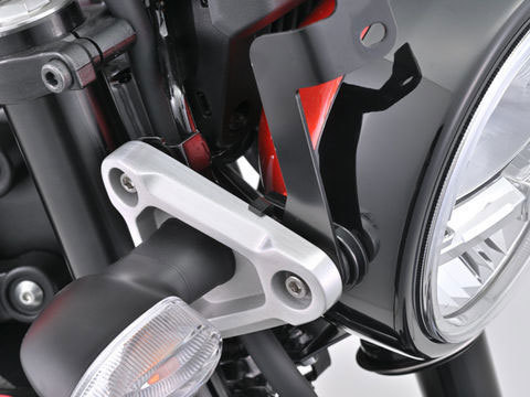 デイトナ DAYTONA Blast Barrier X ＆ Aerovisor 共通 車種専用取付ステー XSR125（24）/ XSR155（20-23）インドネシアモデル用 27606_画像3