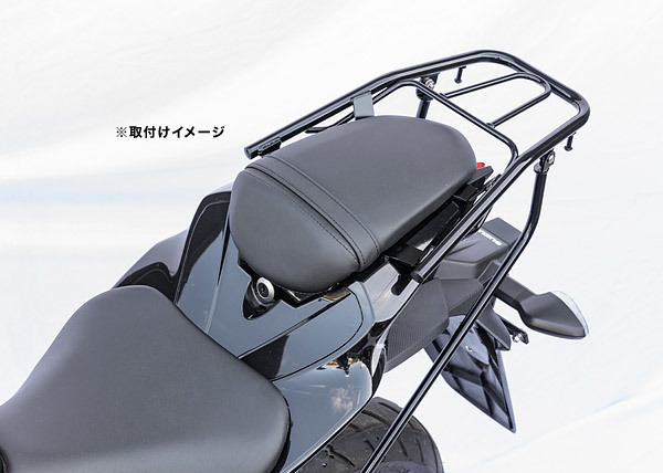 キジマ KIJIMA GSX-R125 / GSX-S125用リアキャリア スチール製 最大積載量5kg ブラック 210-2511_画像1