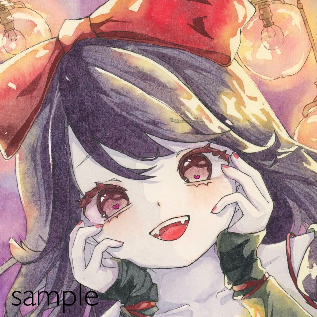 オリジナル手描きイラスト【snow white】透明水彩_画像1