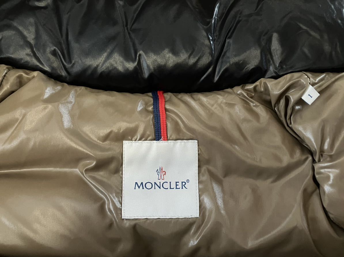 美品 MONCLER モンクレール TIBET チベット デカワッペン ブラック 国内正規品 T1 メンズM_画像10