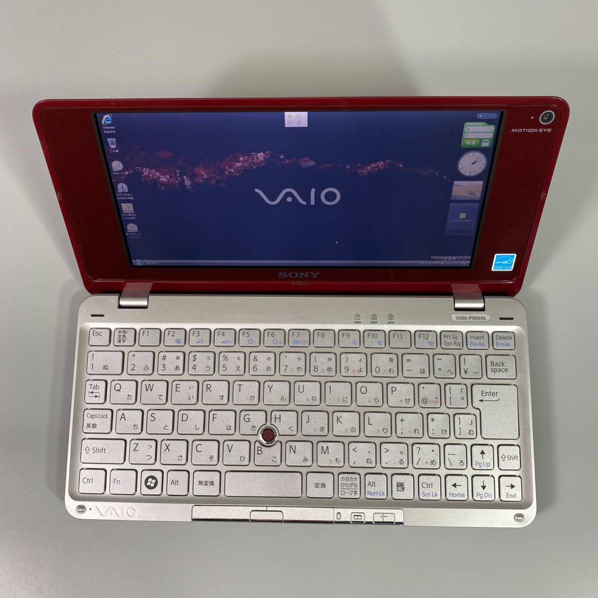 【極上！リカバリ済】SONY VAIO type P VGN-P90HS CPU Z520 2GB 32bit Microsoft Windows Vista VGN-P 純正アダプター 取扱説明書付_画像3