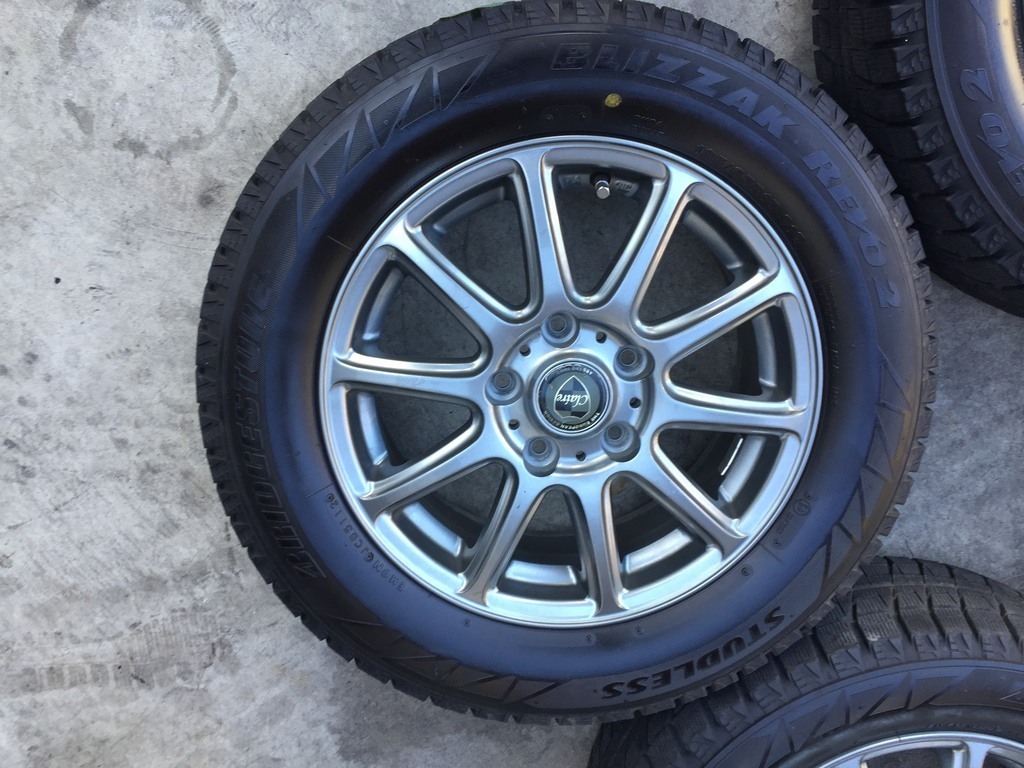 195/65R15 スタッドレスタイヤホイール付き４本セット中古_画像6