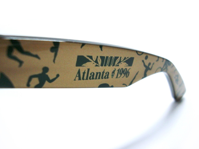 希少Vintage B&L RayBan WAYFARER ATLANTA OLYMPIC 1996オリンピック限定USAボシュロムBLウェイファーラ エボニ黒アメリカ製サングラスG15_画像7