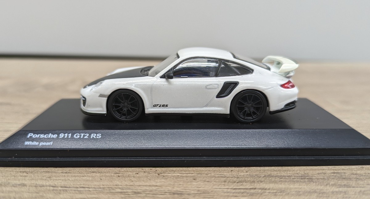 【 希少！】★京商 1/64★Porsche 911 GT2 RS White pearl【KS07048A12】ポルシェ 911 GT2 RS ホワイトパール ダイキャストモデル 売切り！_画像8