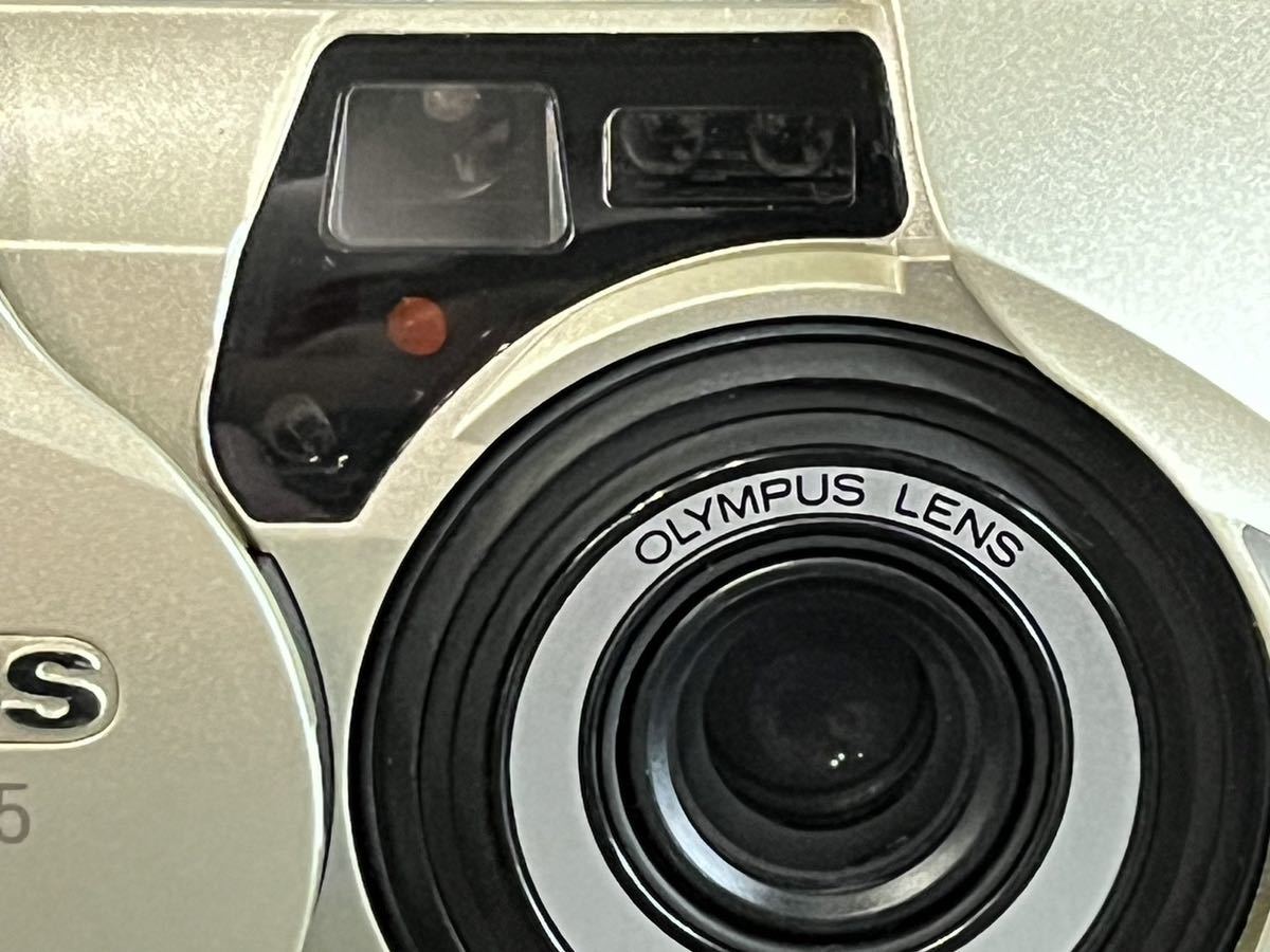 OLYMPUS オリンパス μⅡ 115VF コンパクトフィルムカメラ 動作確認済み　シャッターフラッシュOK_画像6
