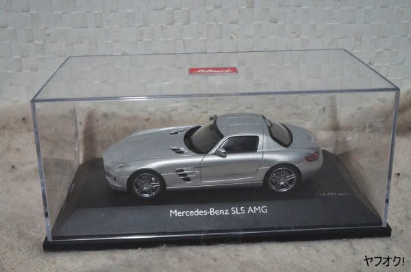 シュコー メルセデス ベンツ SLS AMG 1/43 ミニカー シルバー_画像3