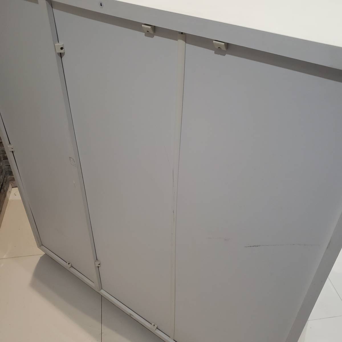 J-362 食器棚　キッチンボード サイズ幅88.5cm 奥行42cm 高さ95.5cm_画像9
