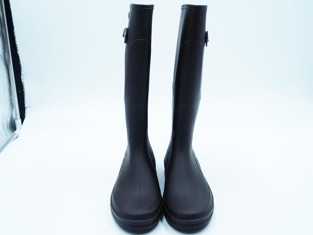 UMOumo long rain boots size36(23cm)/ tea ## * dla8 lady's 