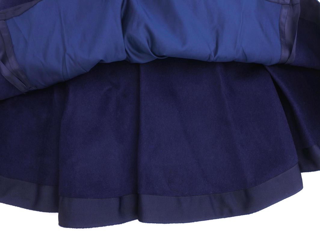 NIKE ナイキ Lab 802251-451 Sacai Wool Sports Skirt ウール混 ナイロン 切替 フレア スカート sizeS/紺 ◆■ ☆ dla1 レディース_画像2