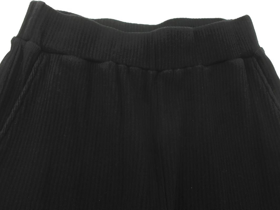 SLY スライ 裾フレア イージー パンツ size1/黒 ■■ ☆ dla4 レディース_画像2
