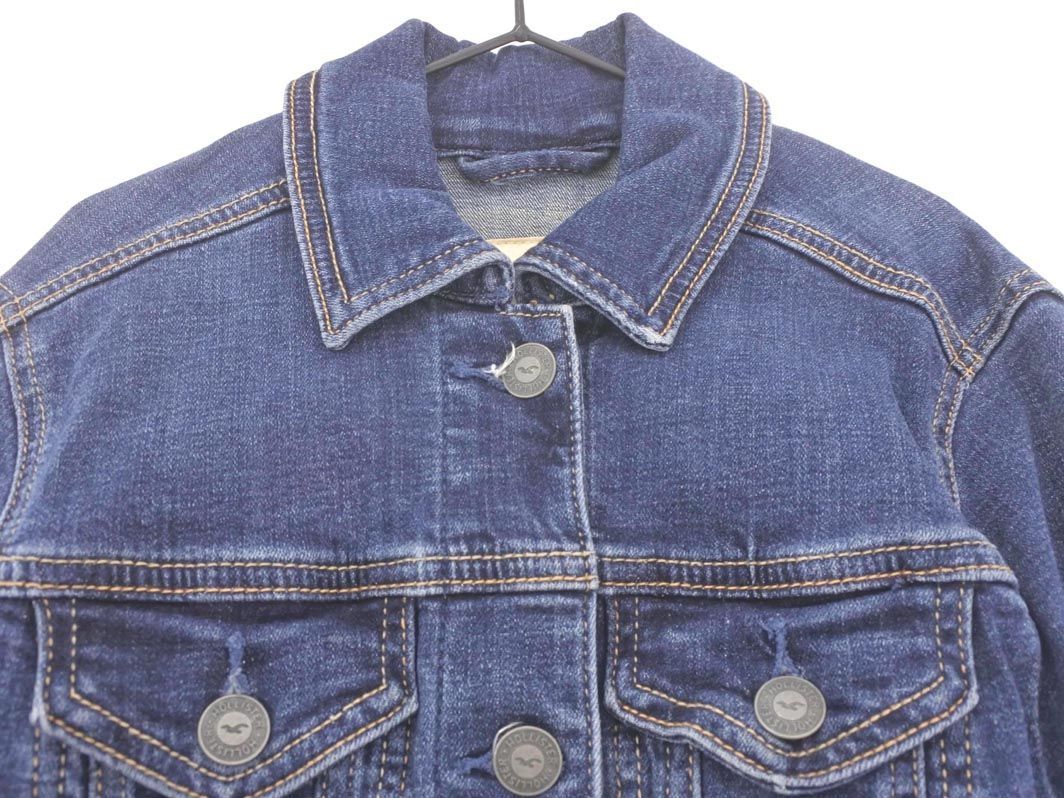  Hollister G Jean Denim jacket sizeS/ blue *# * dla5 lady's 